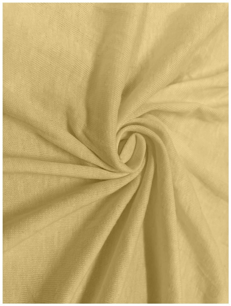 Kaptan Plachta na posteľ Jersey Lux, 180 × 200 cm, béžové