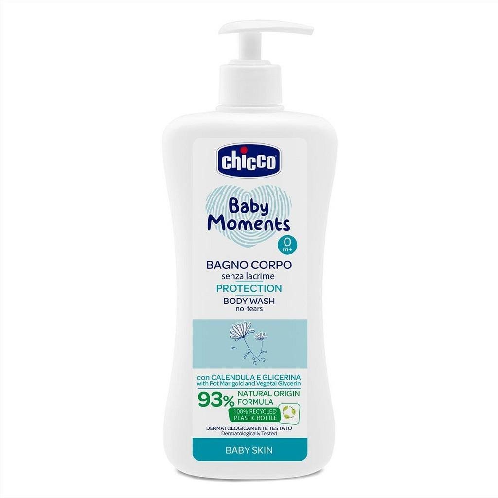 CHICCO Šampón na telo s dávkovačom Baby Moments Protection 500 ml