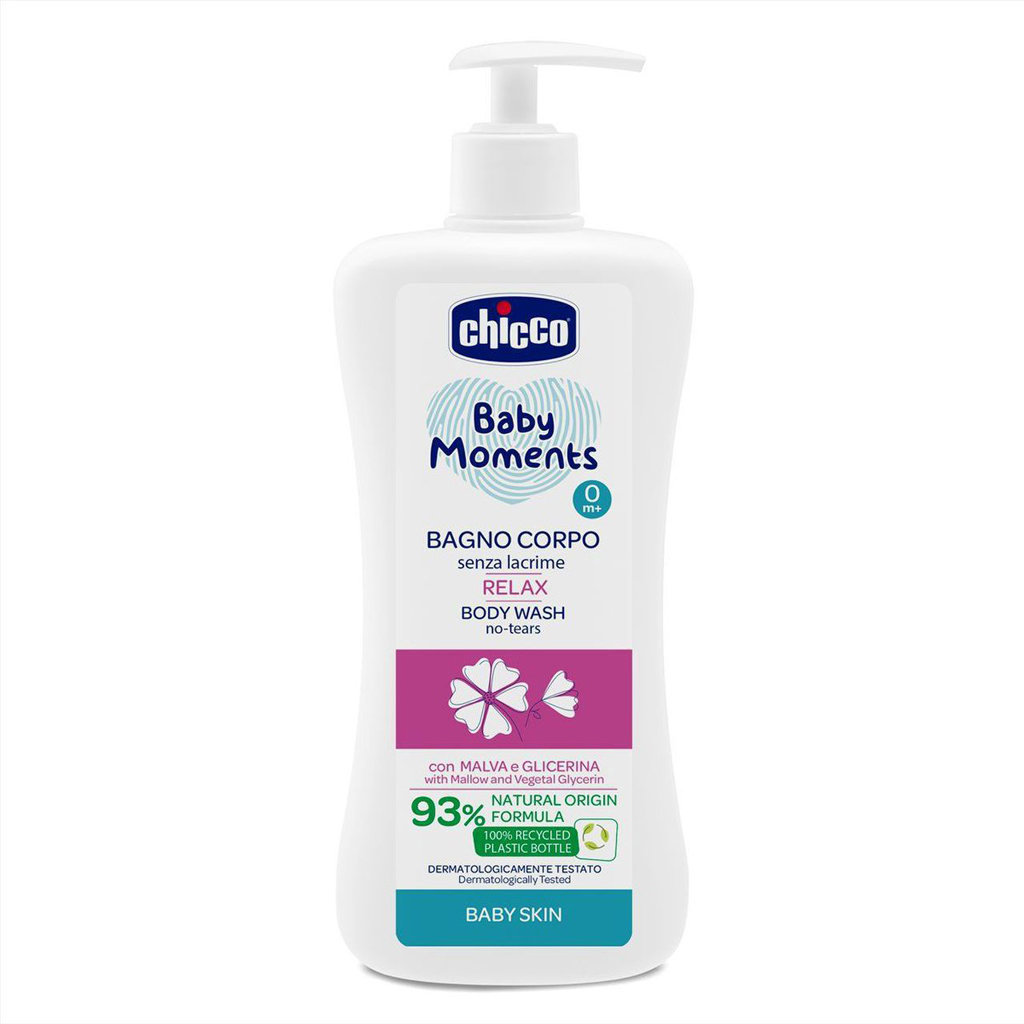CHICCO Šampón na telo s dávkovačom Baby Moments Relax 500 ml