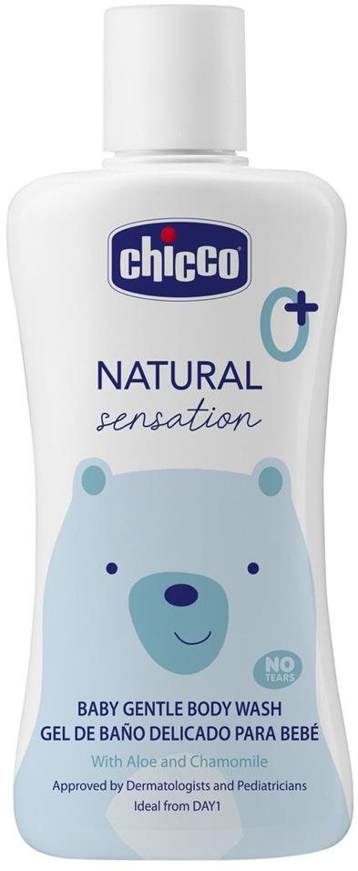 CHICCO Šampón telový Natural Sensation s aloe a harmančekom 200 ml, 0 mes.+