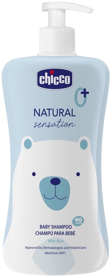 CHICCO Šampón Natural Sensation s aloe 500 ml, 0 mes.+