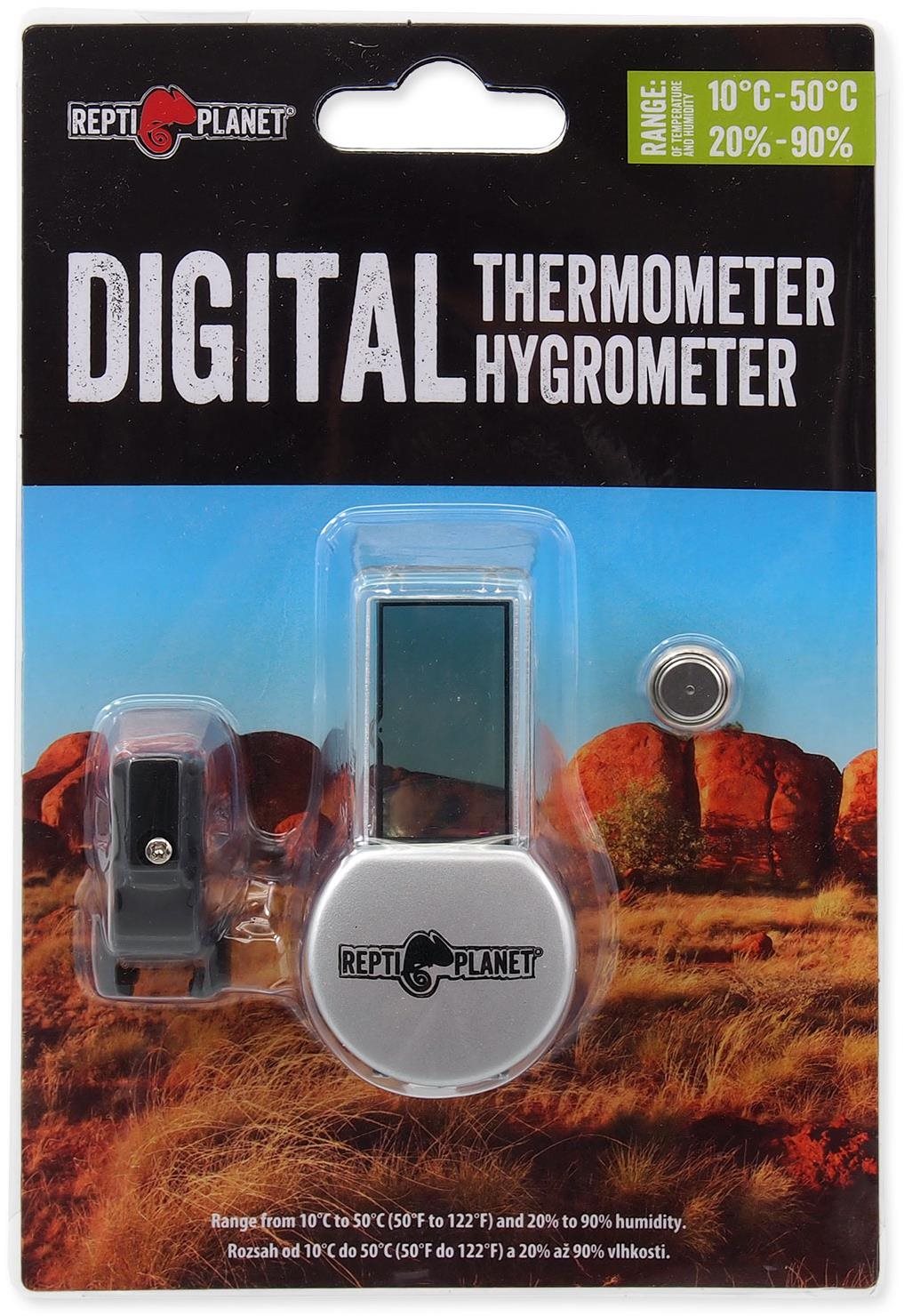 Repti Planet Teplomer vlhkomer LCD