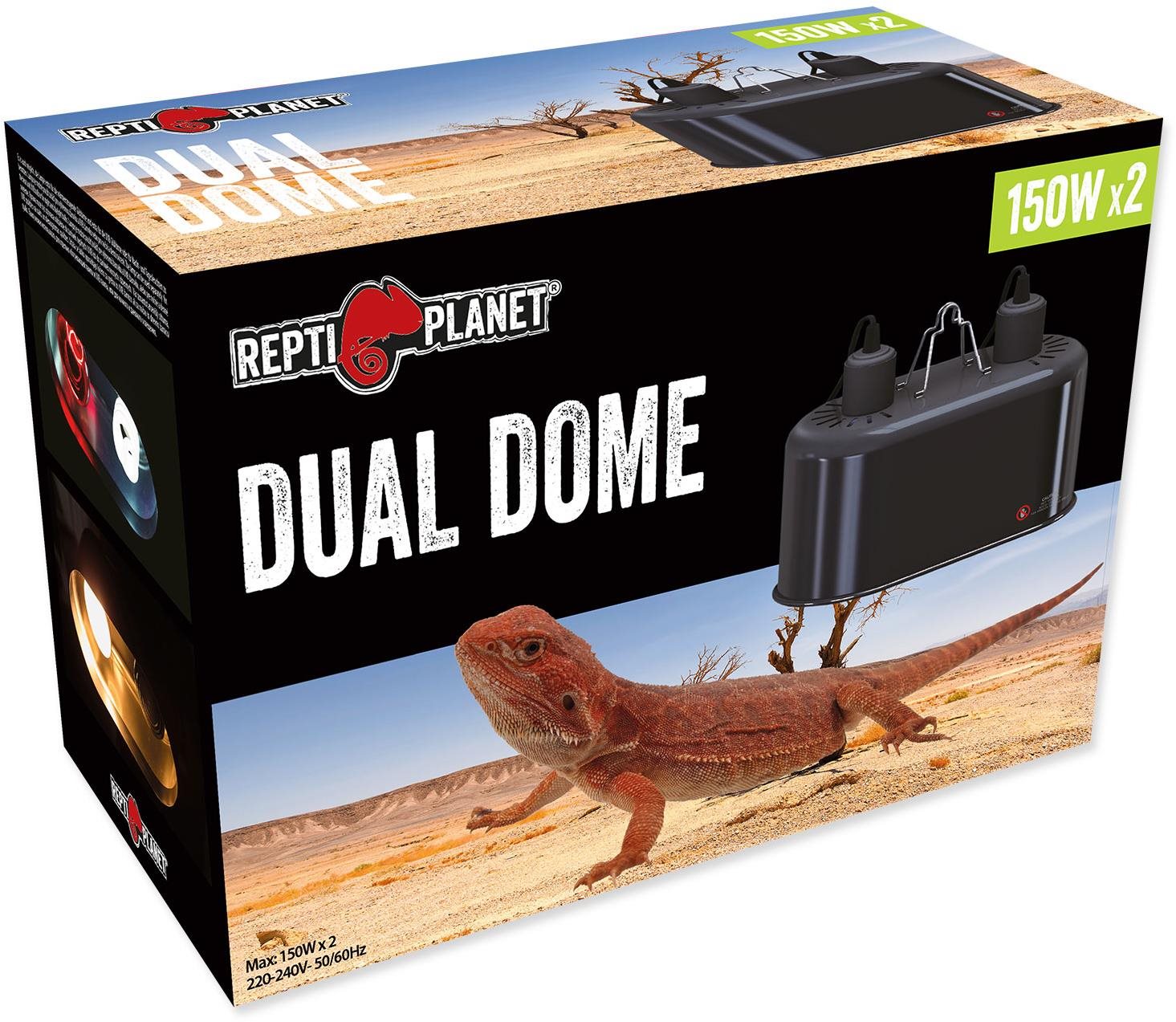 Repti Planet Osvetlenie Dual Dome 2× 150 W