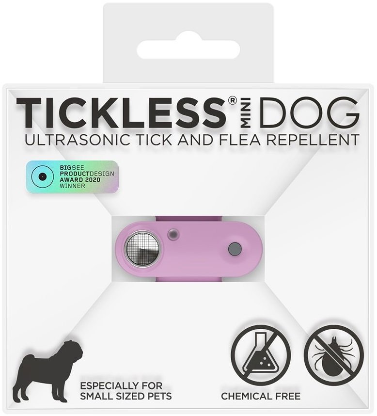 TICKLESS® Mini Nabíjací ultrazvukový odpudzovač kliešťov pre psy a mačky Organ purple