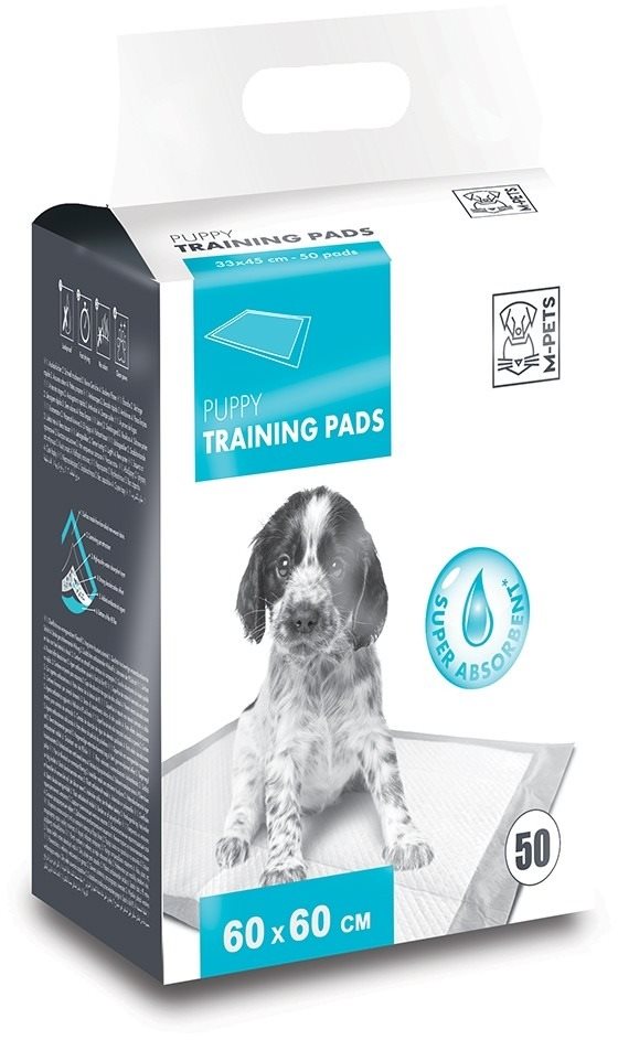 M-Pets Puppy pre šteniatka 60 × 60 cm 50 ks