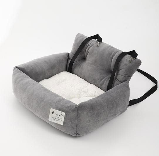 Hapet Autosedačka pre psa vystužená sivá