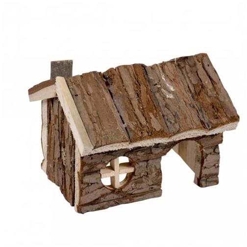 DUVO+ Domček drevený 15 × 11 × 12cm