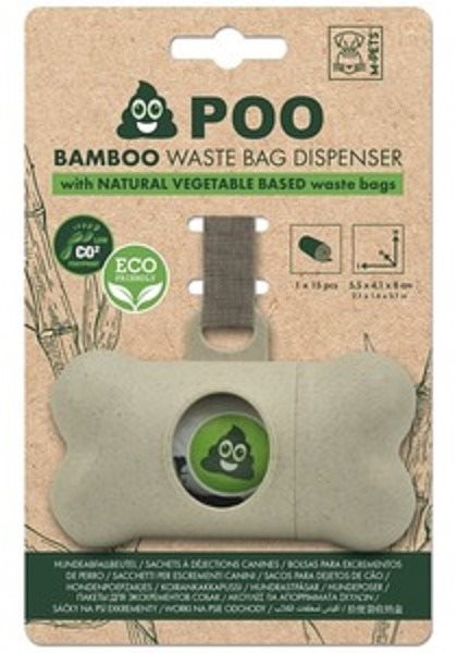 M-Pets POO Bamboo béžový 5,5 × 4,1 × 8,2 cm
