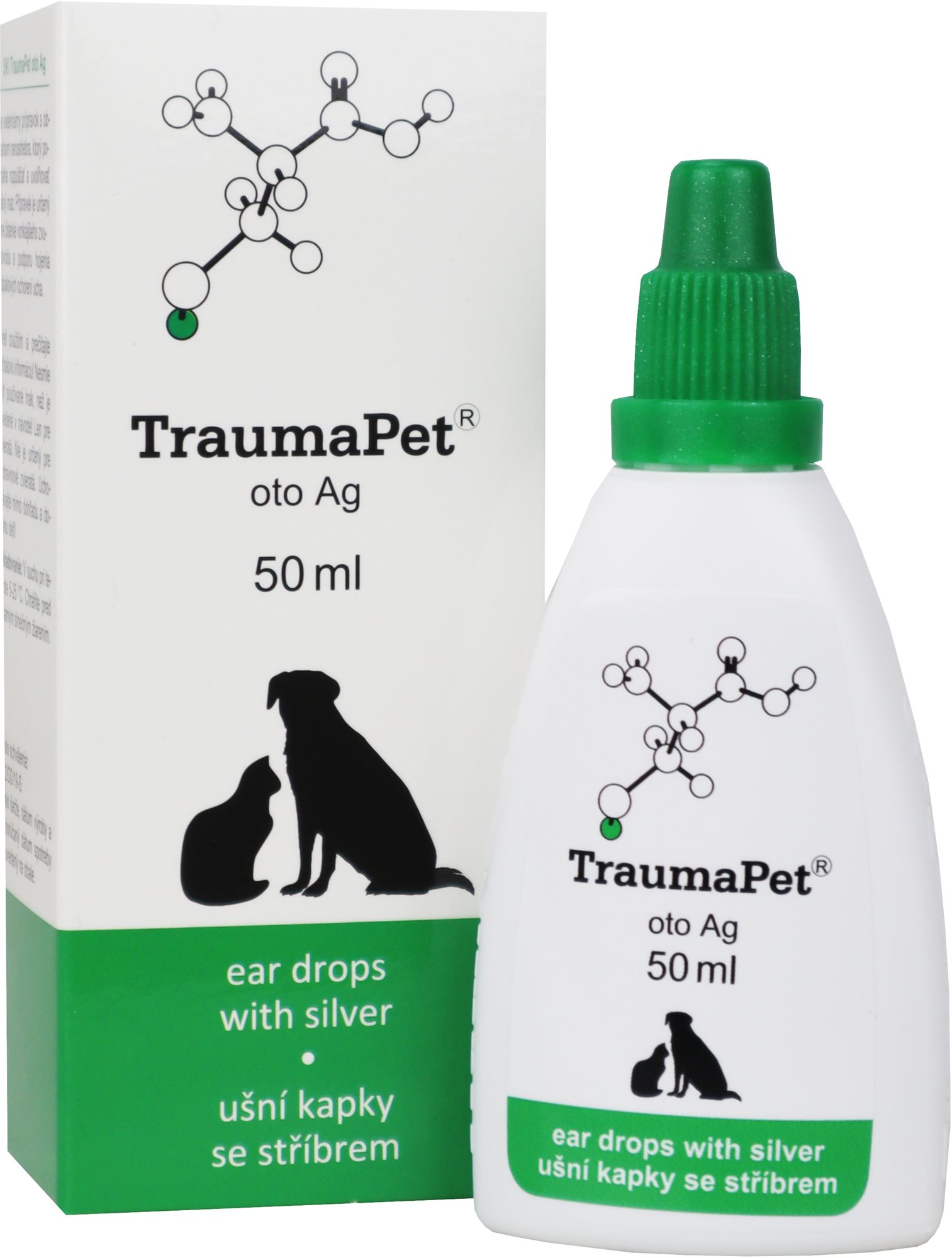 TraumaPet Oto Ag ušné kvapky 50 ml