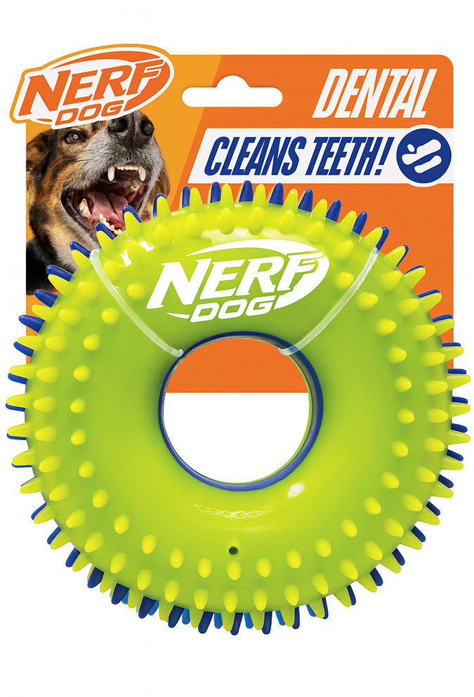 Nerf Dog Pískací kruh s hrotmi 15 cm