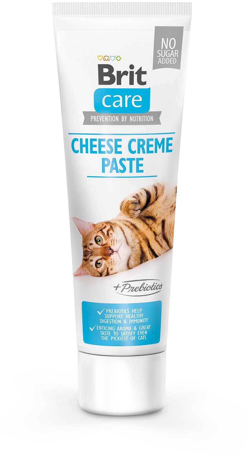 Brit Care Cat Syrová pasta pre mačky s prebiotikami pre dobré zažívanie 100 g