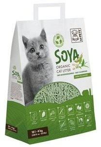 M-PETS Stelivo sójové so zeleným čajom 10 L 100 % rozložiteľné