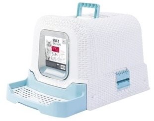 M-Pets Suez Rattan 69 × 42 × 41 cm modrý