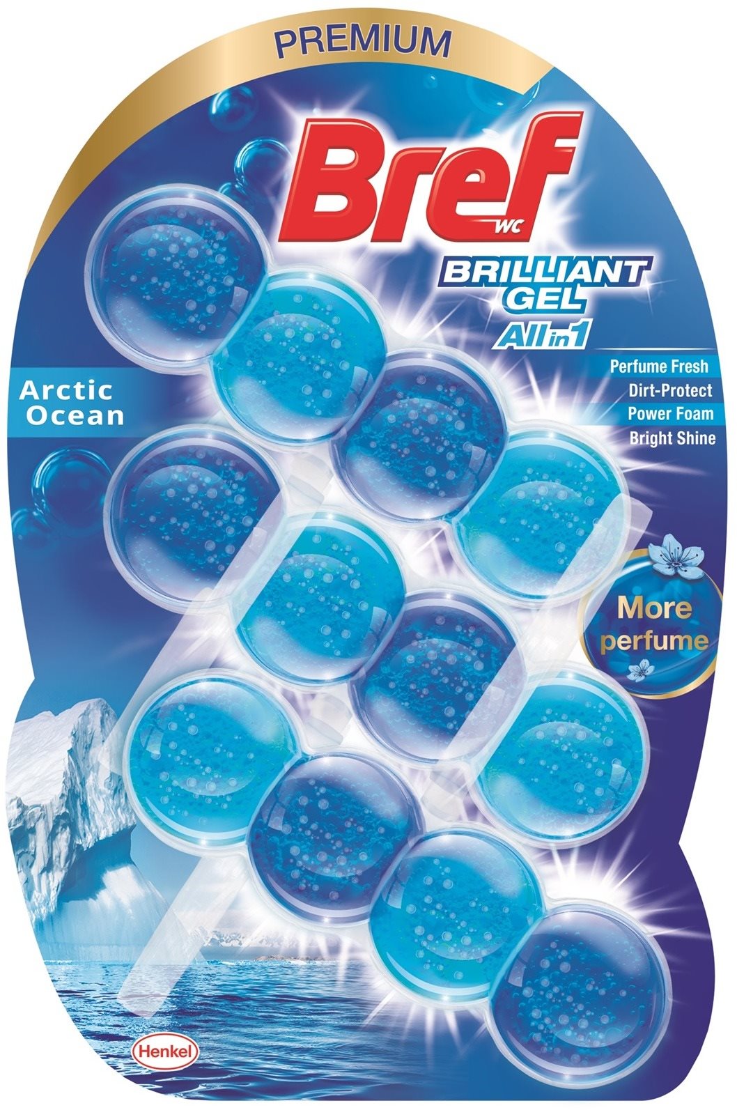 BREF Brilliant Gel Arctic Ocean 3 × 42 g