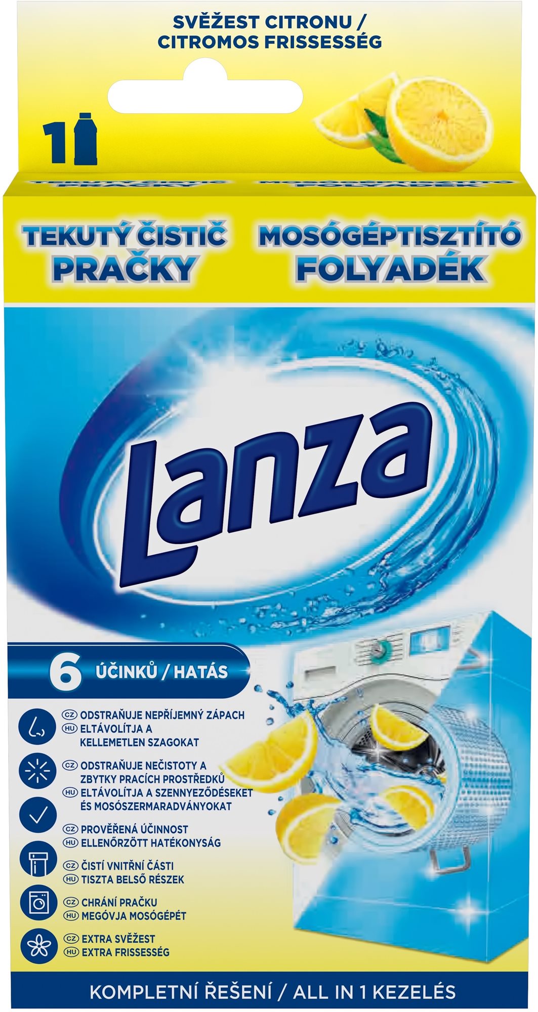 LANZA Čistič práčky Citron 250 ml