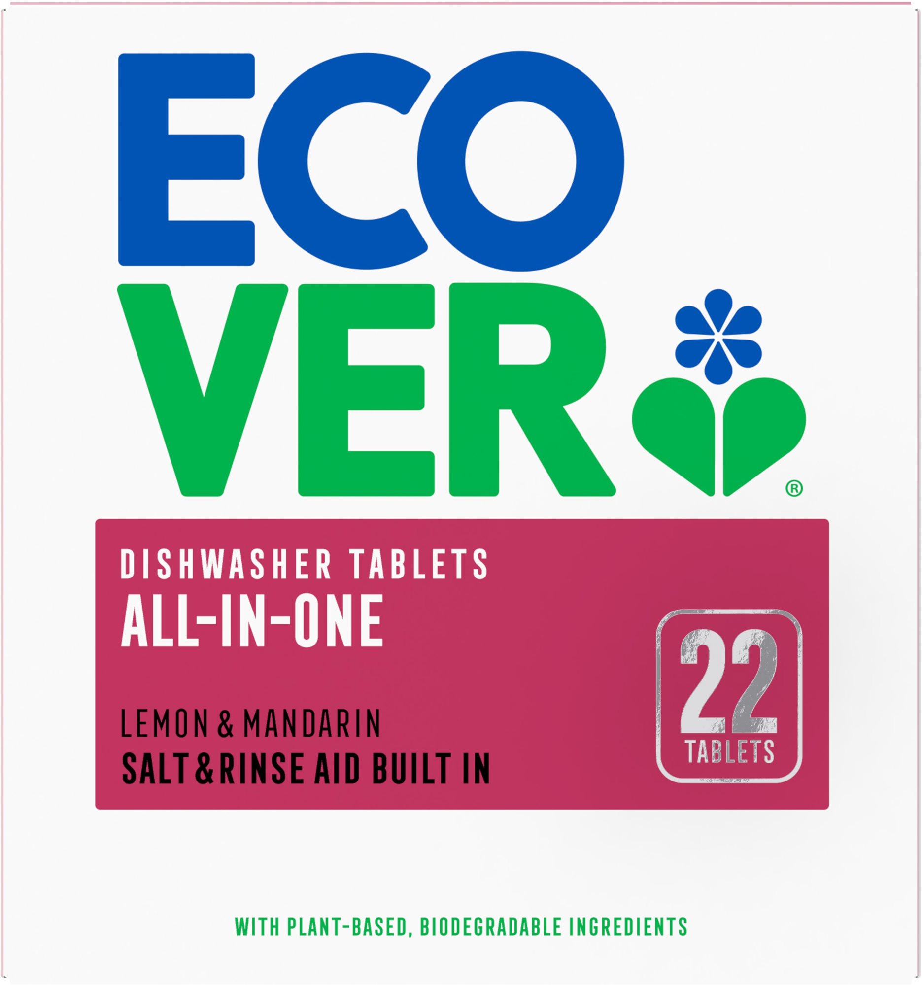 ECOVER All in One Lemon & Mandarin 22 ks
