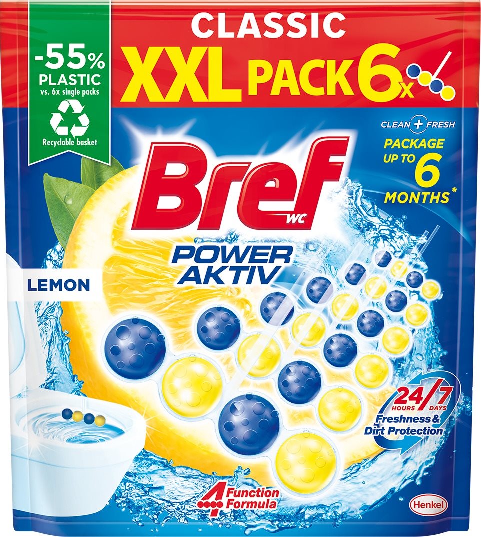 BREF Power Aktív Lemon 6× 50 g
