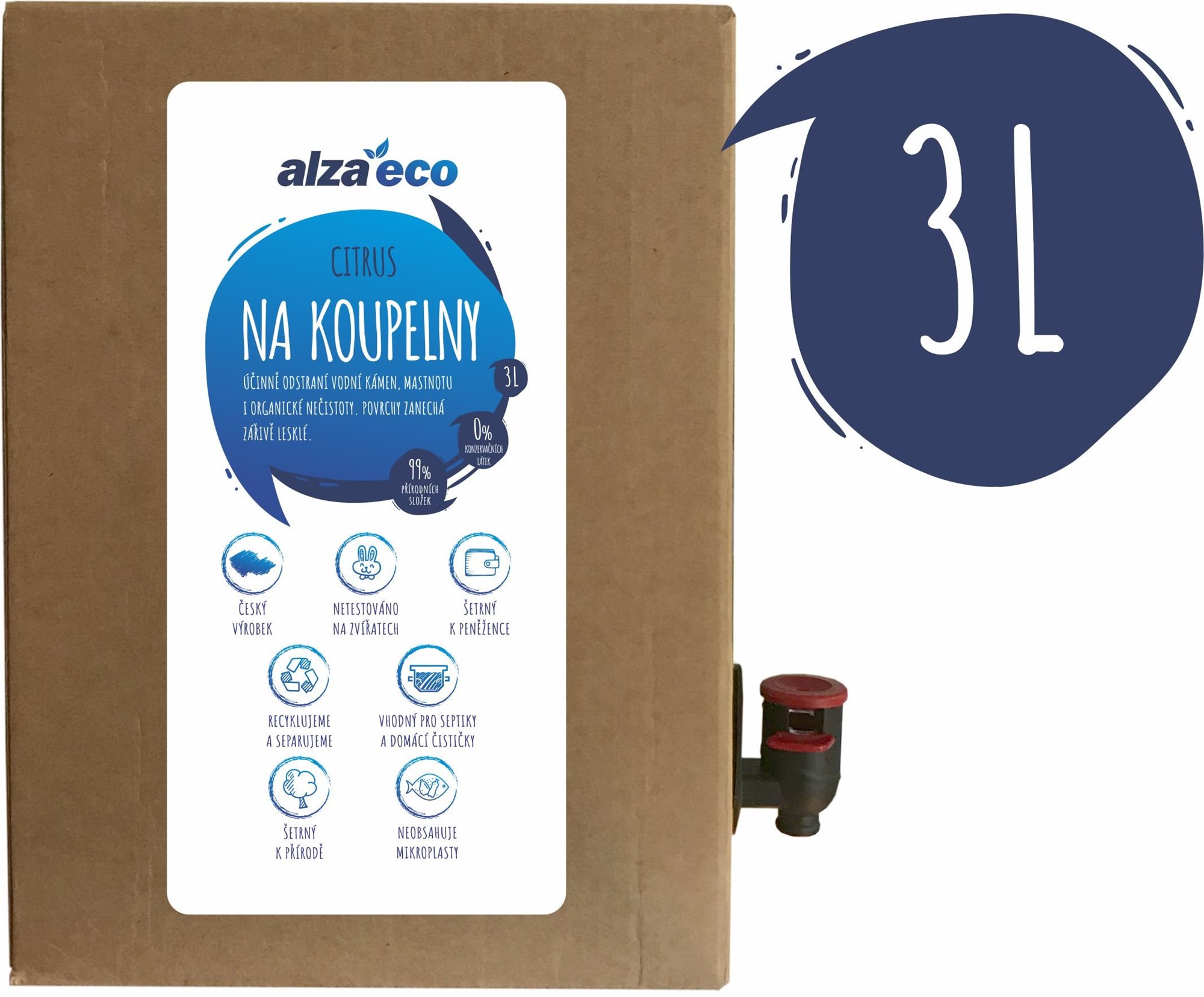 AlzaEco Citrus na kúpeľne 3 l
