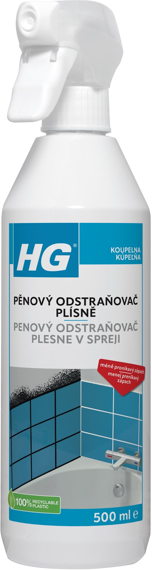 HG Penový odstraňovač plesne 500 ml