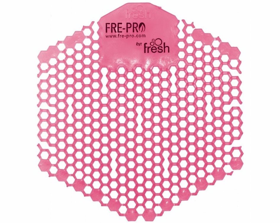 FREPRO Wave sitko do pisoára, vôňa jablka, červené