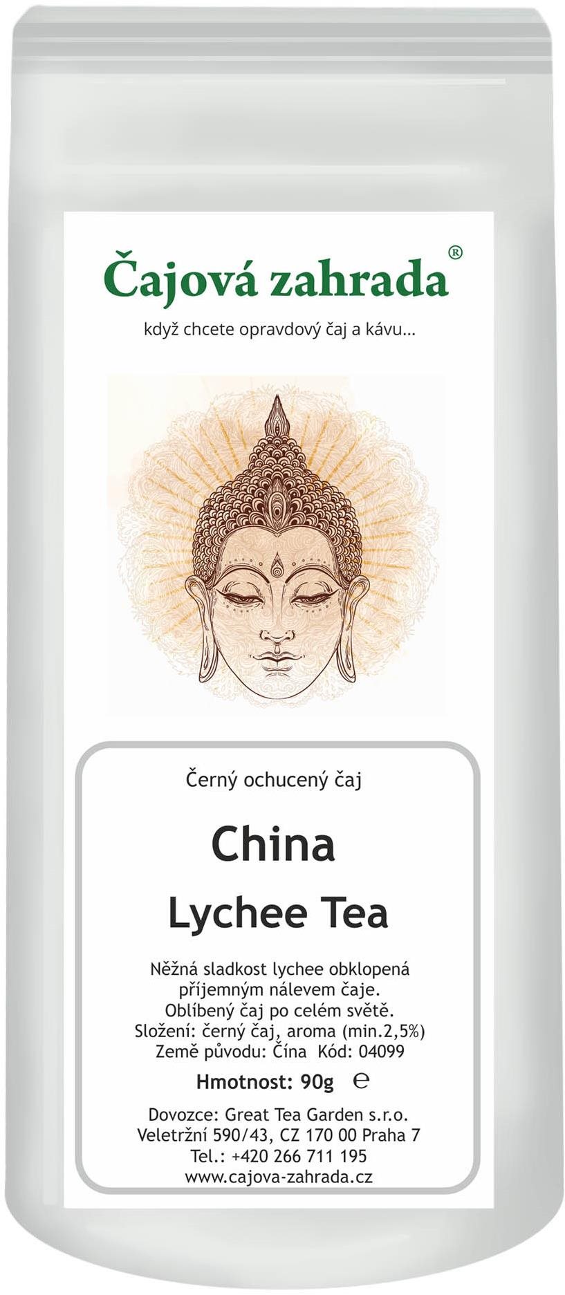 Čajová záhrada China Lychee Tea – čierny ochutený čaj, 90 g