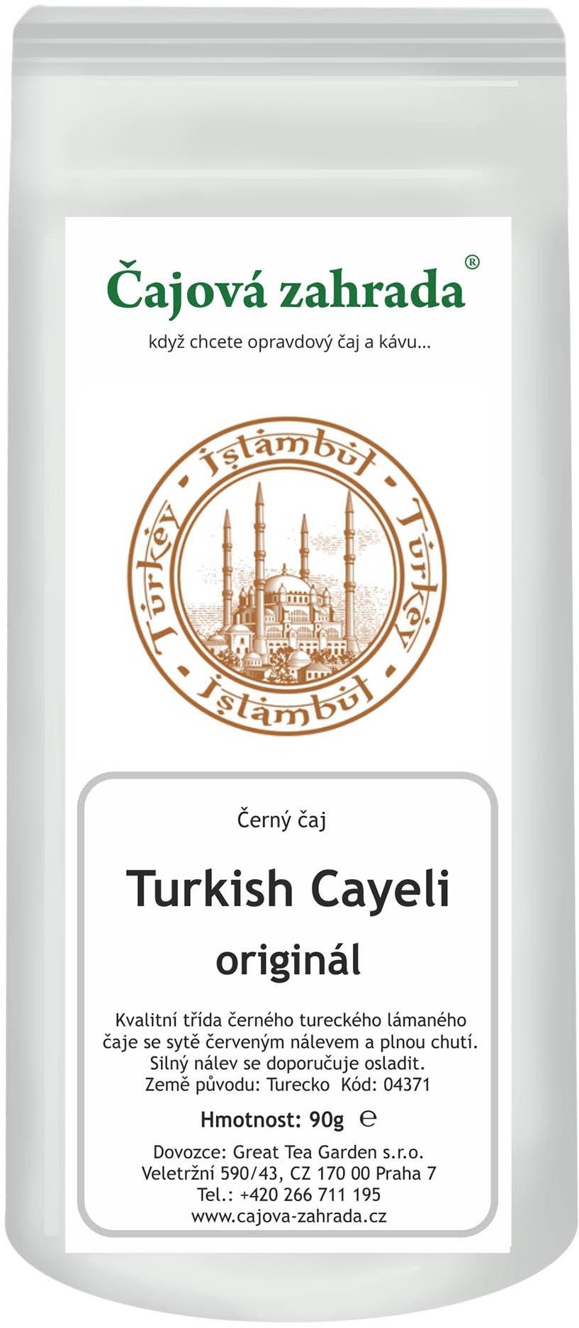 Čajová záhrada Turecký čaj Cayeli – čierny čaj, 1000 g