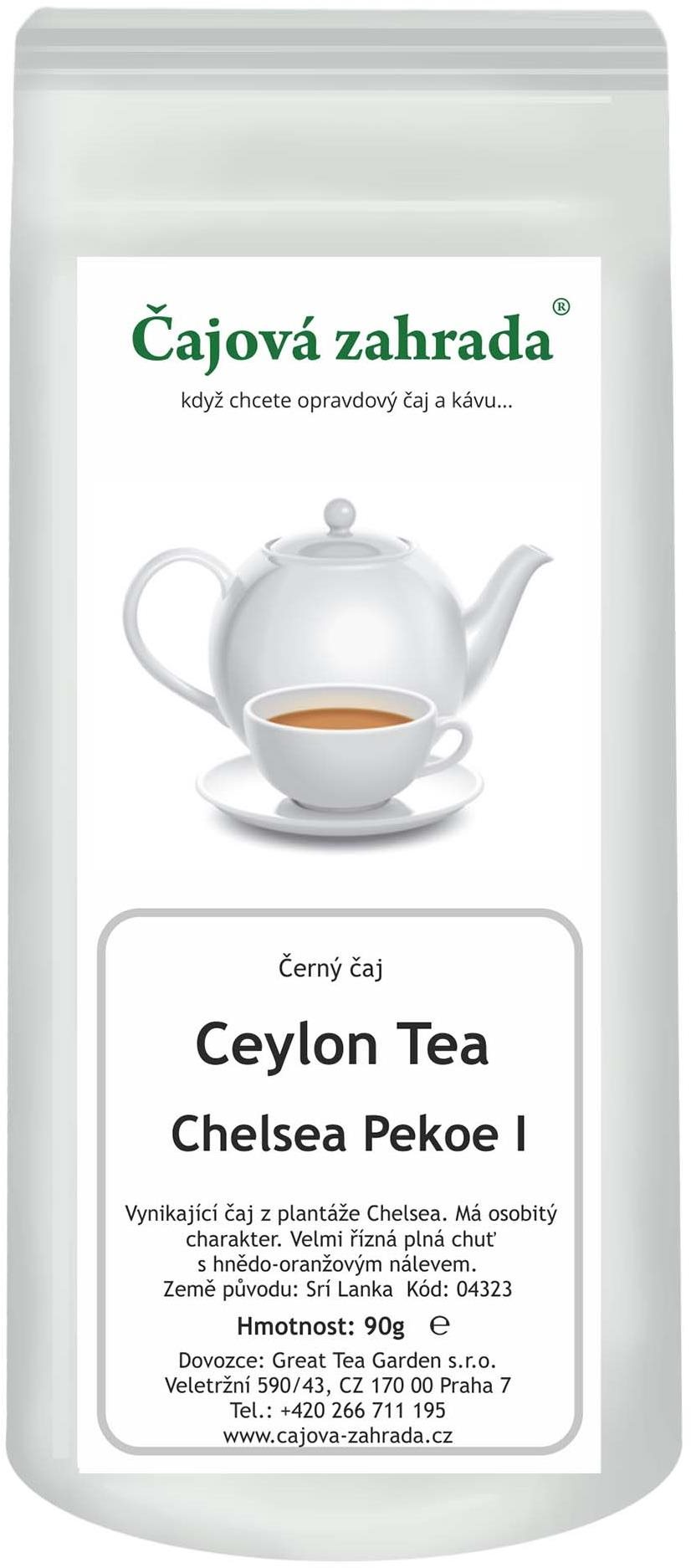 Čajová záhrada Ceylon Chelsea Pekoe I – čierny čaj, 1000 g