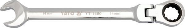Yato Kľúč očkoplochý račňový 20 mm s kĺbom