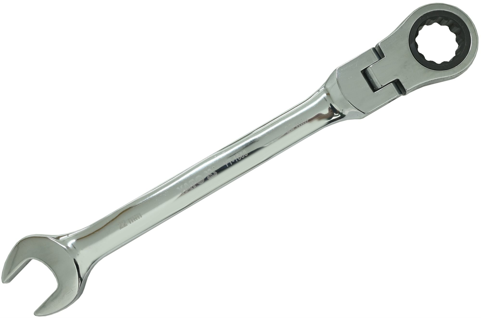 Yato Kľúč očkoplochý račňový 22 mm s kĺbom