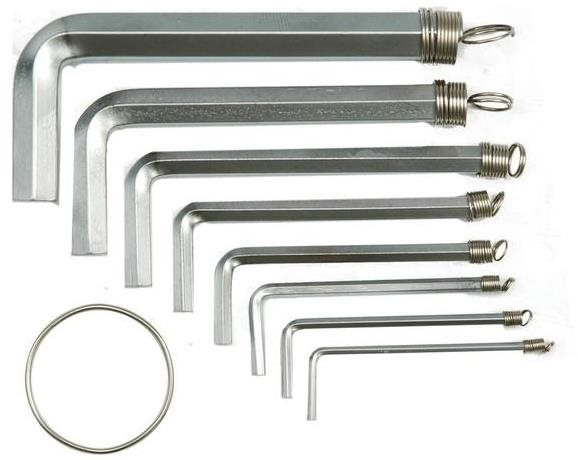 VOREL Kľúče imbus 1,5 – 10 mm CrV v sade TO-56391