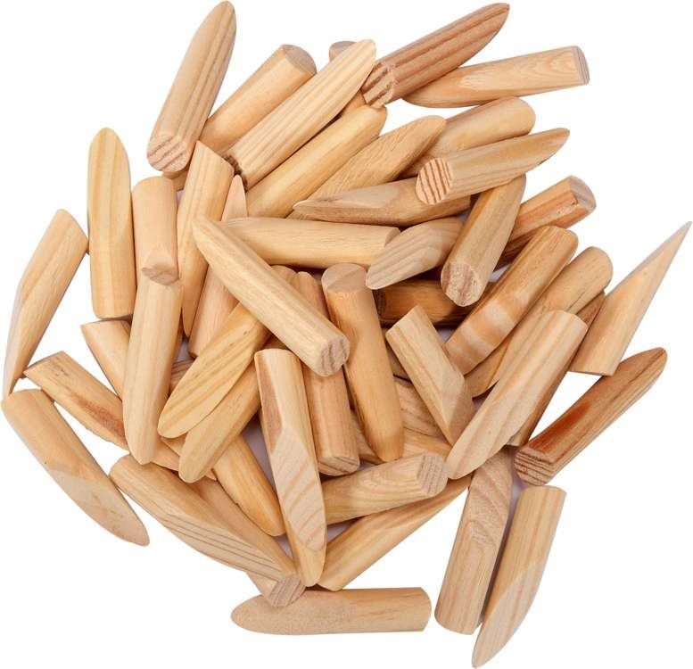 VOREL Kolíky spojovacie drevené v sade TO-24095