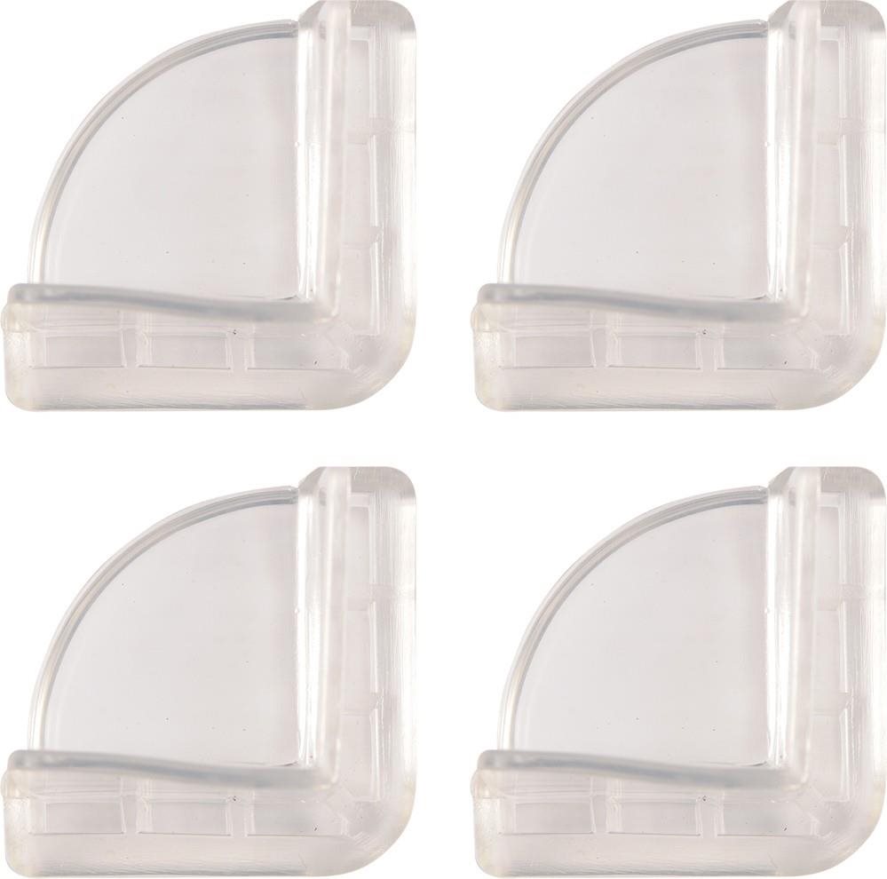 VOREL Chrániče na rohy nábytku, 4 ks, samolepiace