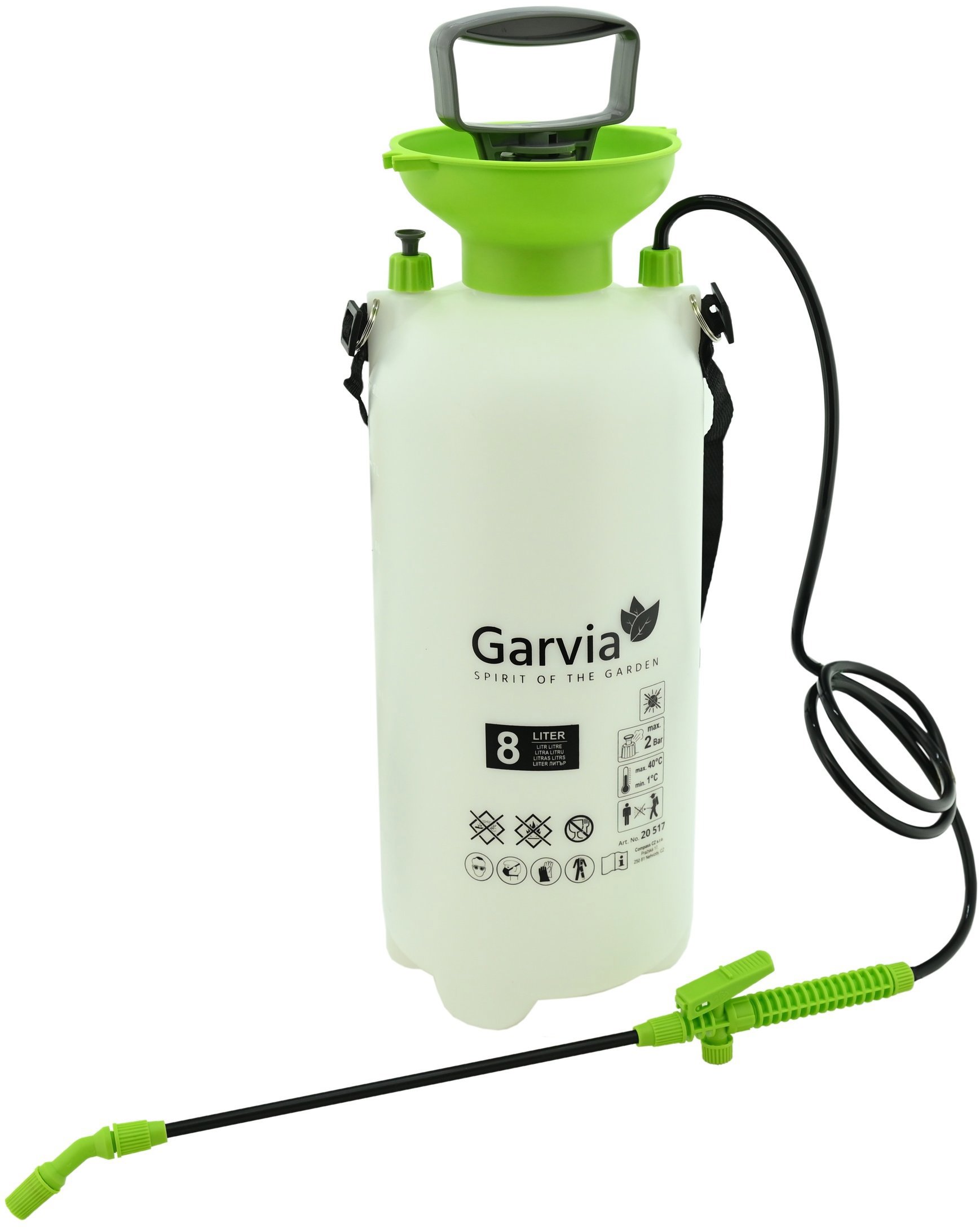 GARVIA Postrekovač ručný tlakový 8 l