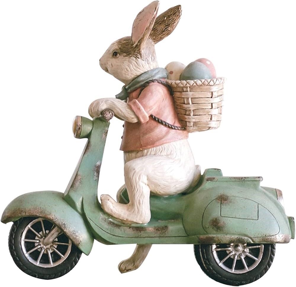 Colmore By Diga Veľkonočná dekorácia – Zajac na motorke