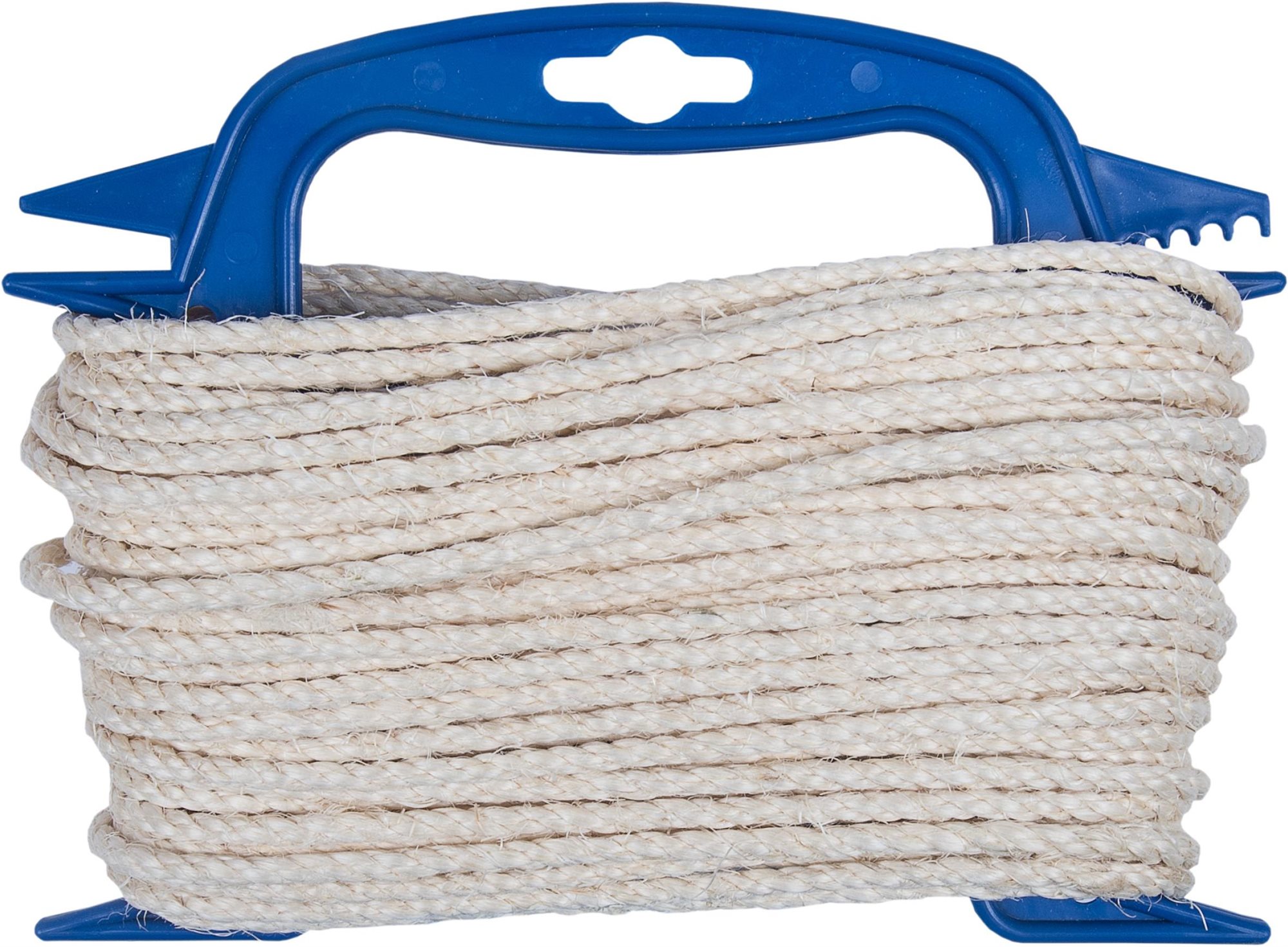 CONNEX Sisalové stáčané lano, 5 mm × 20 m, prírodná farba, navíjač