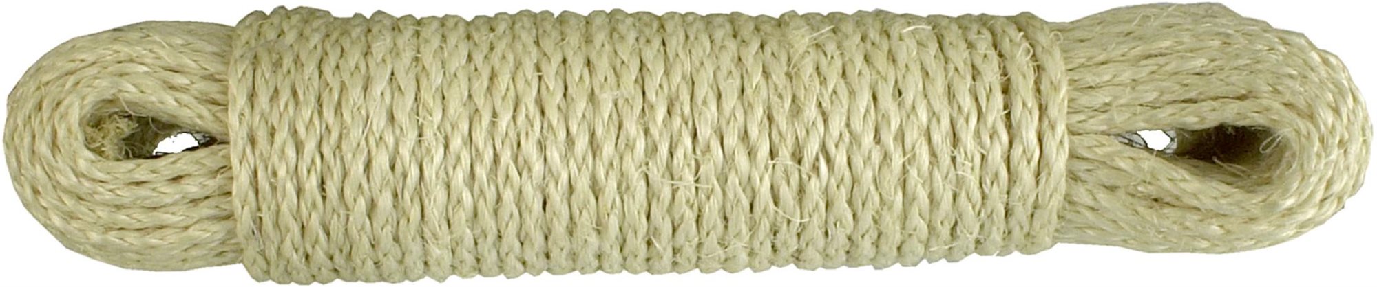 CONNEX Sisalové stáčané lano, 5 mm × 30 m, prírodná farba