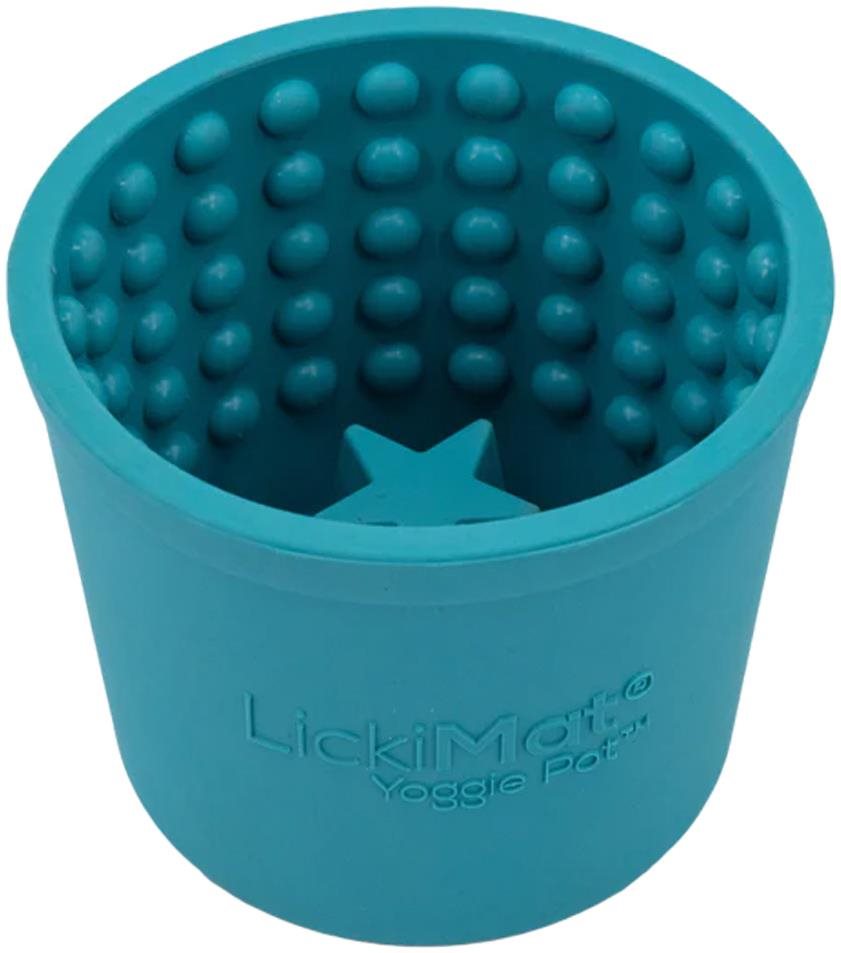 LickiMat Yoggie Pot lízací téglik modrý