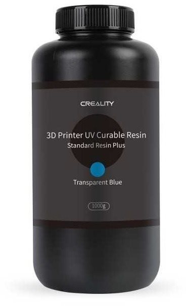 Creality Standard Rigid Resin Plus 1 kg Transparent Modrá