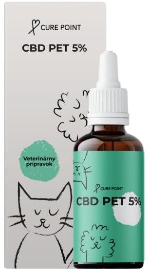Cure Point CBD PET 5 % Olej pre psov 10 ml