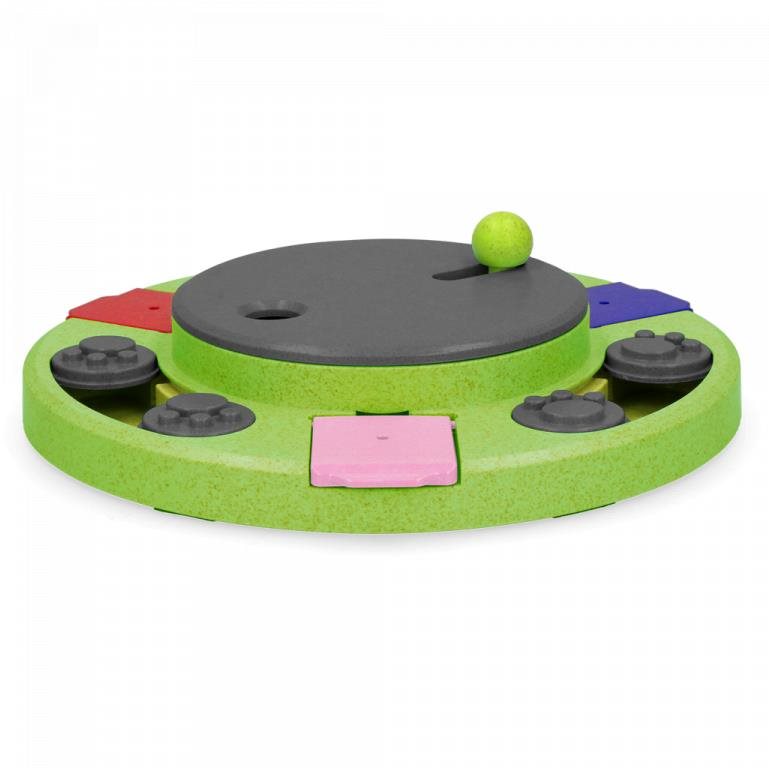 Eat Slow Live Longer Hlavolam pre psov Circle farebný – 27 cm