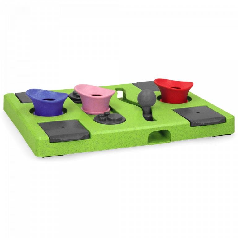 Eat Slow Live Longer Hlavolam pre psov Rectangle farebný – 25 cm