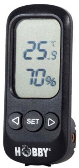 Hobby digitálny teplomer a vlhkomer s funkciou alarmu s presnosťou +/- 0,5° C, +/-3 %