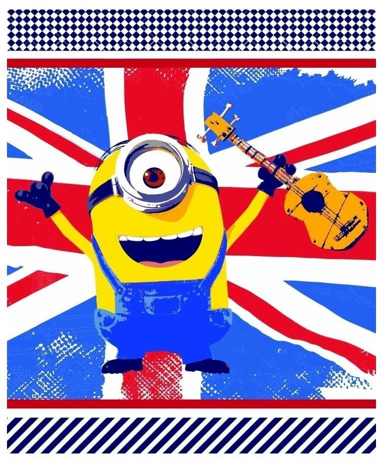 Jerry Fabrics Detská flísová deka Minions 01 120 × 150 cm