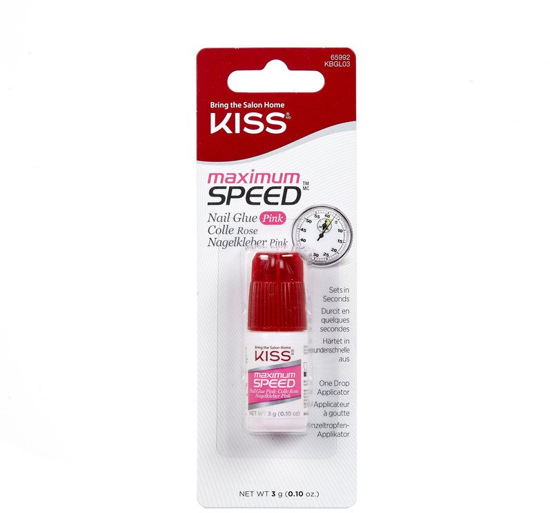 KISS Maximum Speed Pink Nail Glue