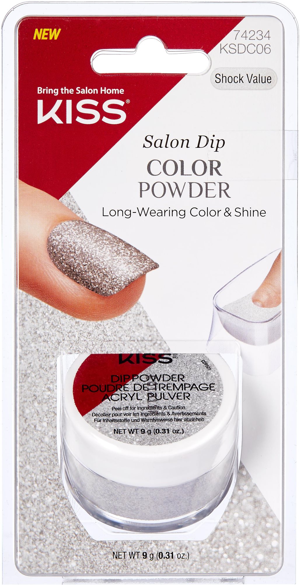 KISS Salon Dip Color Powder – Shock Value