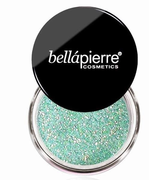 BELLÁPIERRE Kozmetické trblietky, Odtieň 03 – Greenastic