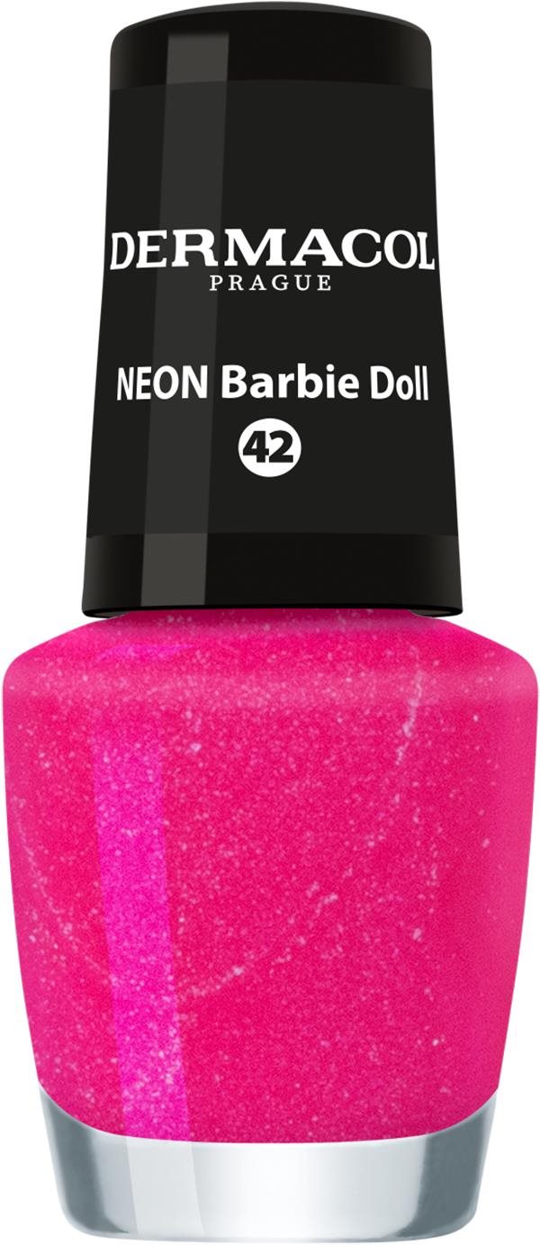 DERMACOL Lak na nechty Neon Barbie Doll č.42 5 ml