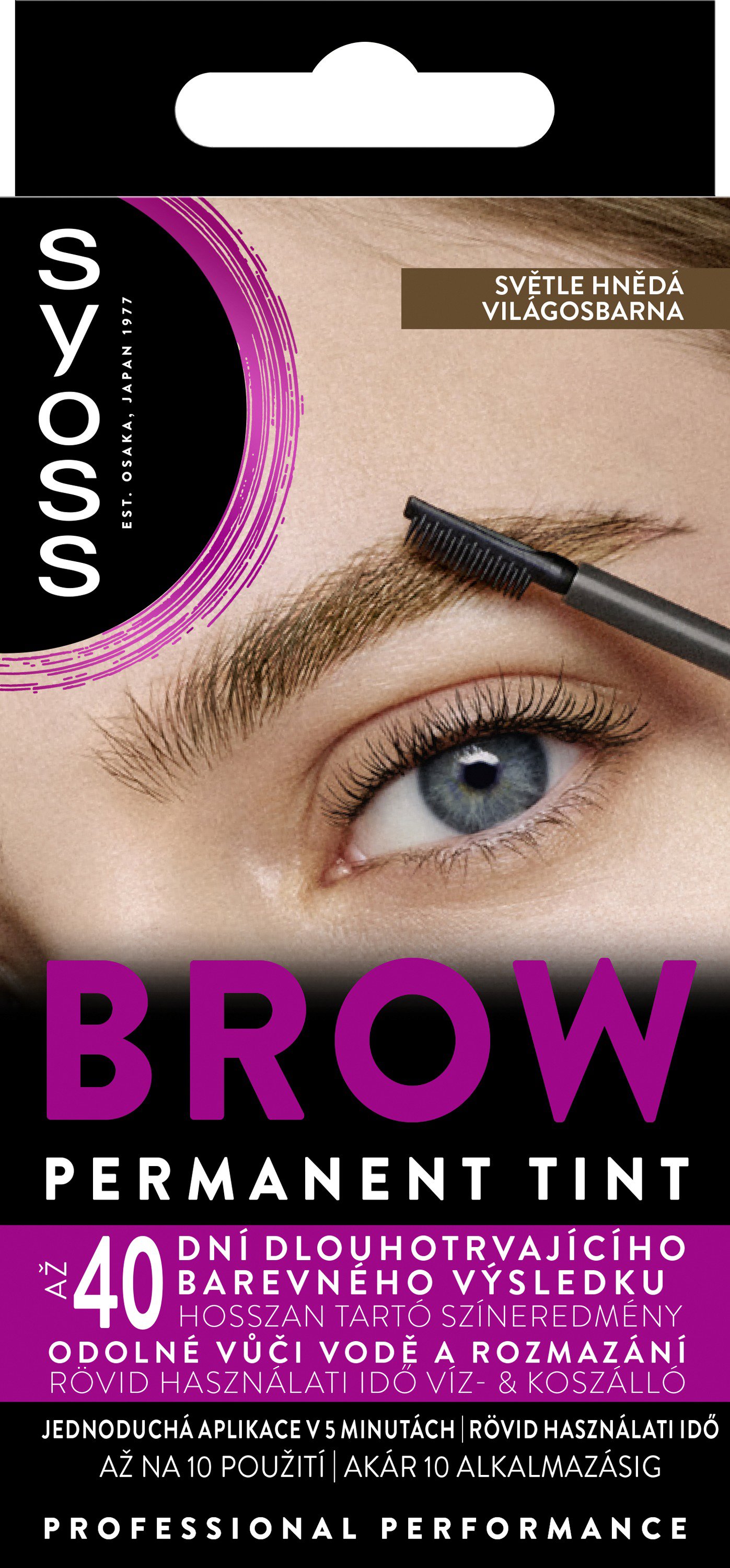 SYOSS Brow Tint svetlo hnedá