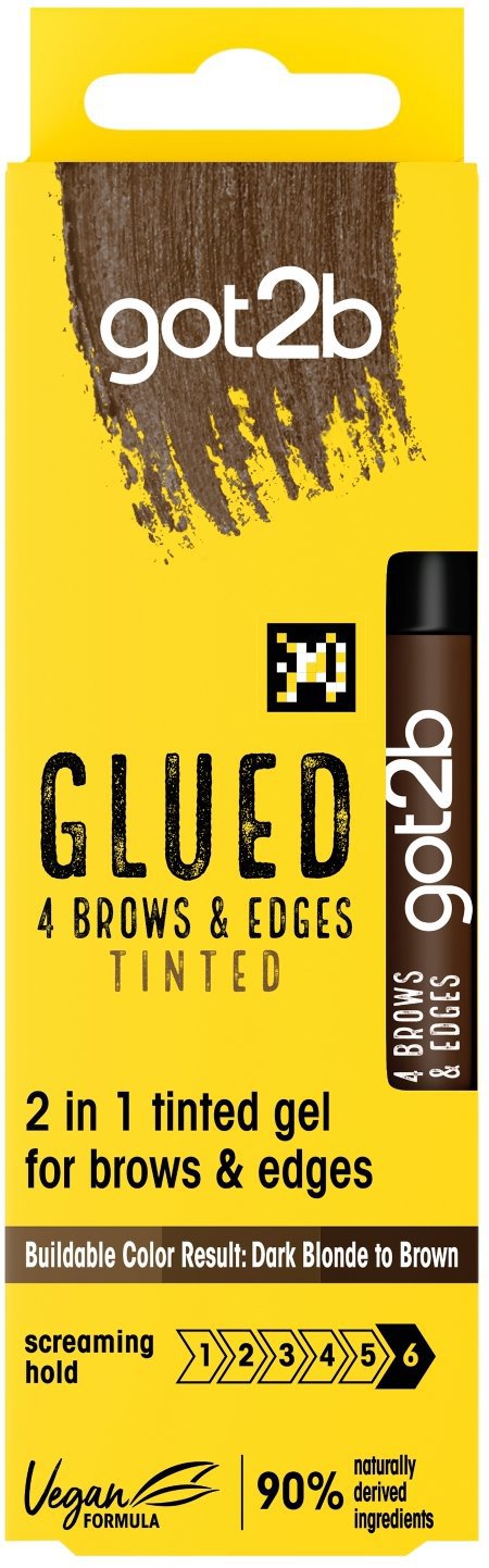 got2b Glued 4 Brows & Edges Tinted Brown 16 ml