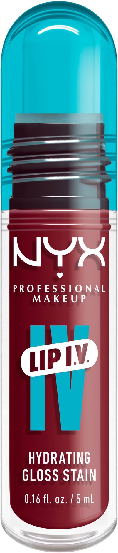 NYX PROFESSIONAL MAKEUP Lip IV Hydrating Gloss Stain, Blush Rush 5 ml